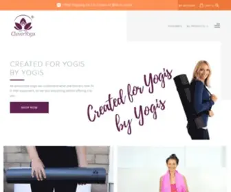 Cleveryoga.com(Clever Yoga's highest quality yoga products) Screenshot