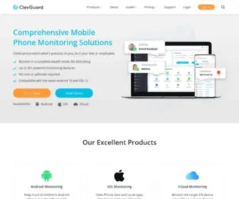 Clevguard.com(Maximize Kids' Online Safety with ClevGuard) Screenshot