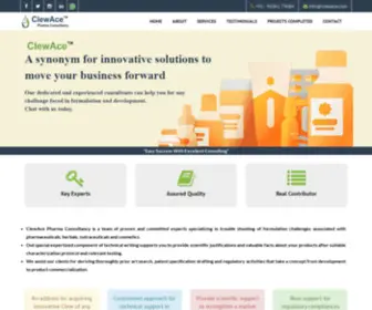 Clewace.com(A synonym for innovative solutions to move your business forward) Screenshot