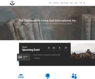 Clgi.org(The Church of the Living God International) Screenshot