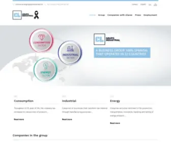 CLgrupoindustrial.com(Somos un grupo de profesionales y empresas con un objetivo común) Screenshot