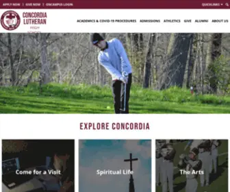 CLHscadets.com(Concordia Lutheran High School pursues Christ) Screenshot