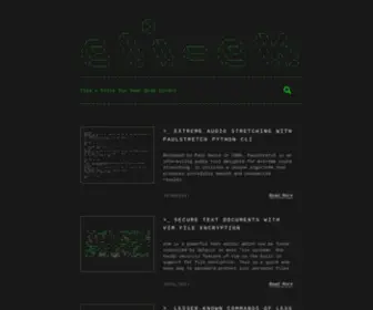 Cli-CK.io(Tips & Tools for Text Mode Lovers) Screenshot