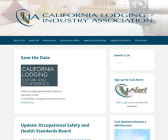 Clia.com(Serving California hotels owners and the hotel industry) Screenshot