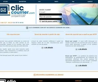 Clic-Courrier.com(Envoi courrier) Screenshot
