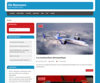 Clic-Remunere.fr(Clic Remunere) Screenshot