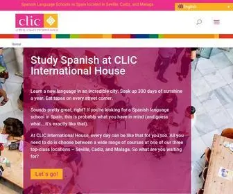 Clic.es(Learn Spanish in Spain I Spanish School in Spain) Screenshot