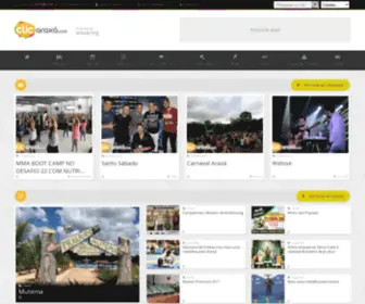 Clicaraxa.com(ClicAraxá.Com) Screenshot