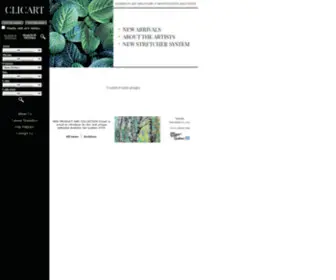 Clicart.com(Fine art catalogue) Screenshot