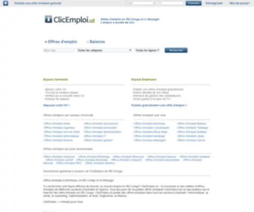 Clicemploi.cd(Clicemploi) Screenshot