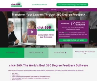 Click-360.com(Transform Your Leadership Through Best 360 Degree Feedback Platform. Click) Screenshot