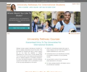 Click-Courses.com(University Pathway Courses) Screenshot