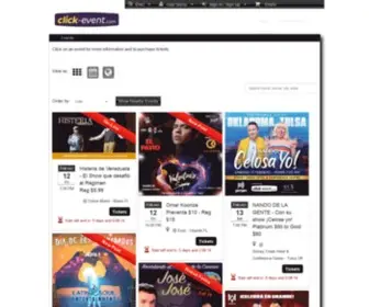 Click-EventStore.com(Events) Screenshot