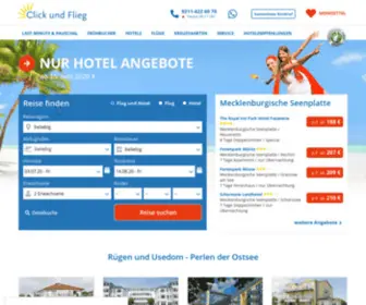 Click-Lastminute.nl(Last Minute Reisen) Screenshot