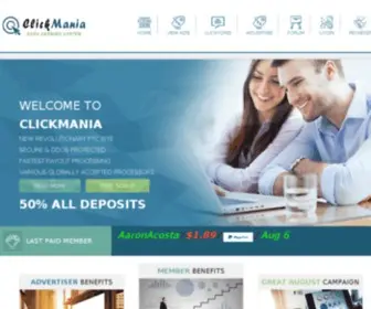 Click-Mania.net(Click Mania) Screenshot