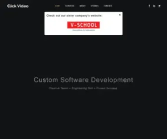 Click-Video.com(Custom Software Development) Screenshot