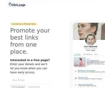 Click.page(ClickPage) Screenshot