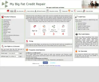 Click112.com(My Big Fat Credit Repair) Screenshot