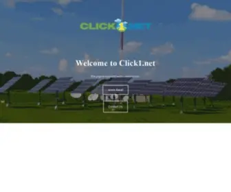 Click1.net(The Most Trusted Broadband In Town) Screenshot