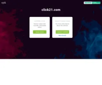 Click21.com(The rare domain name) Screenshot