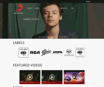 Click2Music.com(Sony Music Entertainment) Screenshot