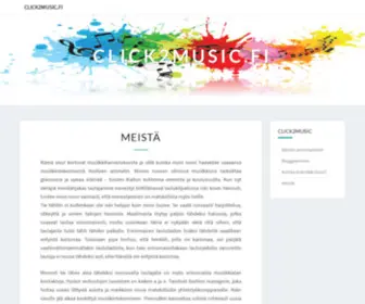 Click2Music.fi(Meistä) Screenshot