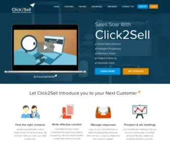 Click2Sell.com(Simplified Prospecting) Screenshot