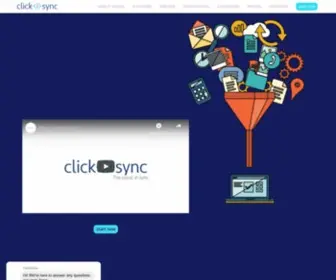 Click2SYNC.com(Click2Sync your e) Screenshot