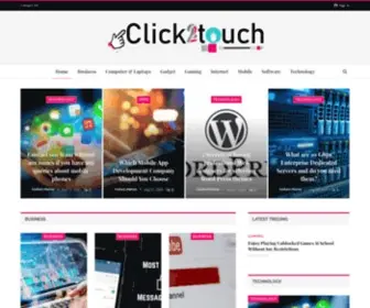 Click2Touch.com(Technology for Innovators.The technology make all thing) Screenshot