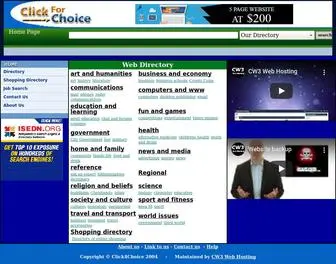 Click4Choice.com(Business Directory) Screenshot