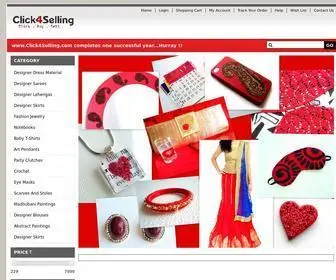 Click4Selling.com(CLICK4SELLING ONLINE STORE) Screenshot