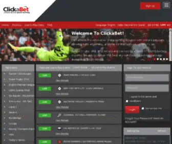 Clickabet.co.za Screenshot