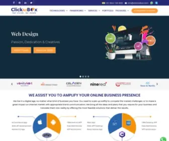 Clickadbox.com(A Complete Digital Marketing Solution for Your Business) Screenshot