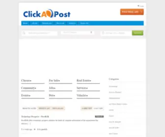 Clickadposts.com(Click Ad Post) Screenshot