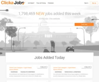 Clickajobs.com(Clicka Jobs) Screenshot