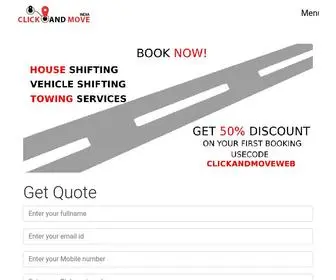 Clickandmove.online(Small Business) Screenshot