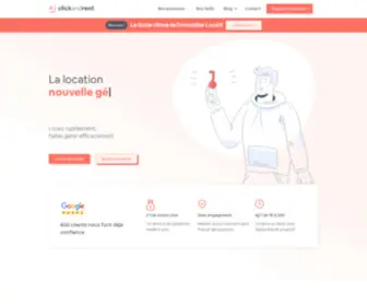 Clickandrent.fr(Location et gestion locative en ligne) Screenshot