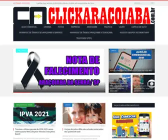 Clickaracoiaba.com.br(CLICKARAÇOIABA) Screenshot