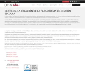 Clickartweb.com(Conoce Clickedu) Screenshot