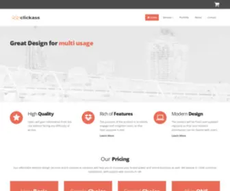 Clickass.net(Website Design Company With Experienced Web Designers in UK London) Screenshot