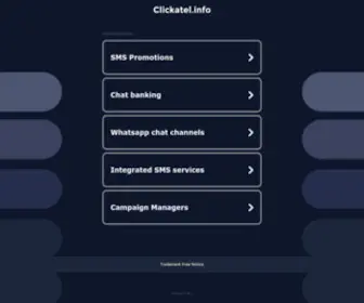 Clickatel.info(Clickatel info) Screenshot