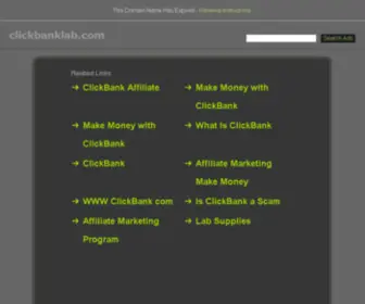 Clickbanklab.com(Clickbanklab) Screenshot