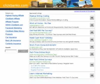 Clickbanks.com(clickbanks) Screenshot