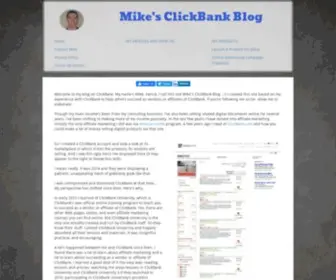 Clickbankthankyou.com(Mike's ClickBank Blog) Screenshot