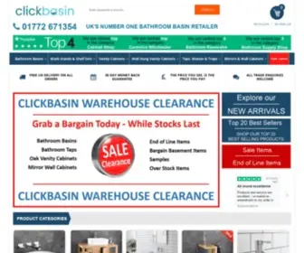 Clickbasin.co.uk(Magento) Screenshot