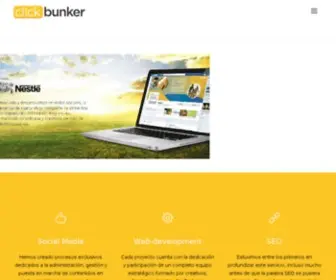 Clickbunker.com(Digital Marketing Agency) Screenshot