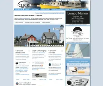 Clickcapecod.com(Cape Cod Restaurants) Screenshot