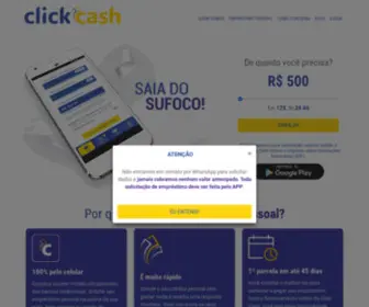 Clickcash.com.br(Click Cash) Screenshot