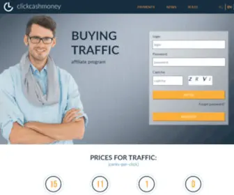 Clickcashmoney.com(Click Cash Money V2) Screenshot