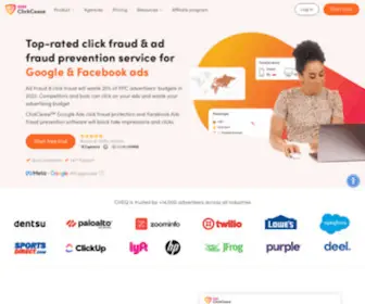 Clickcease.com(Click Fraud Protection & Detection Software) Screenshot